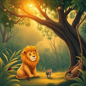The Lion and the Mouse Fable