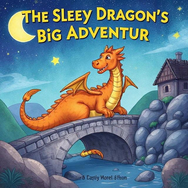 The Sleepy Dragon’s Big Adventure – A Bedtime Story for Kids
