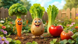 The Talking Vegetables: A Fun and Healthy Adventure for Kids 🥕🥦 | Bedtime Story